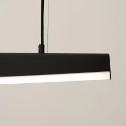 Lampa wisząca JORUN 150 czarna LED 3000K