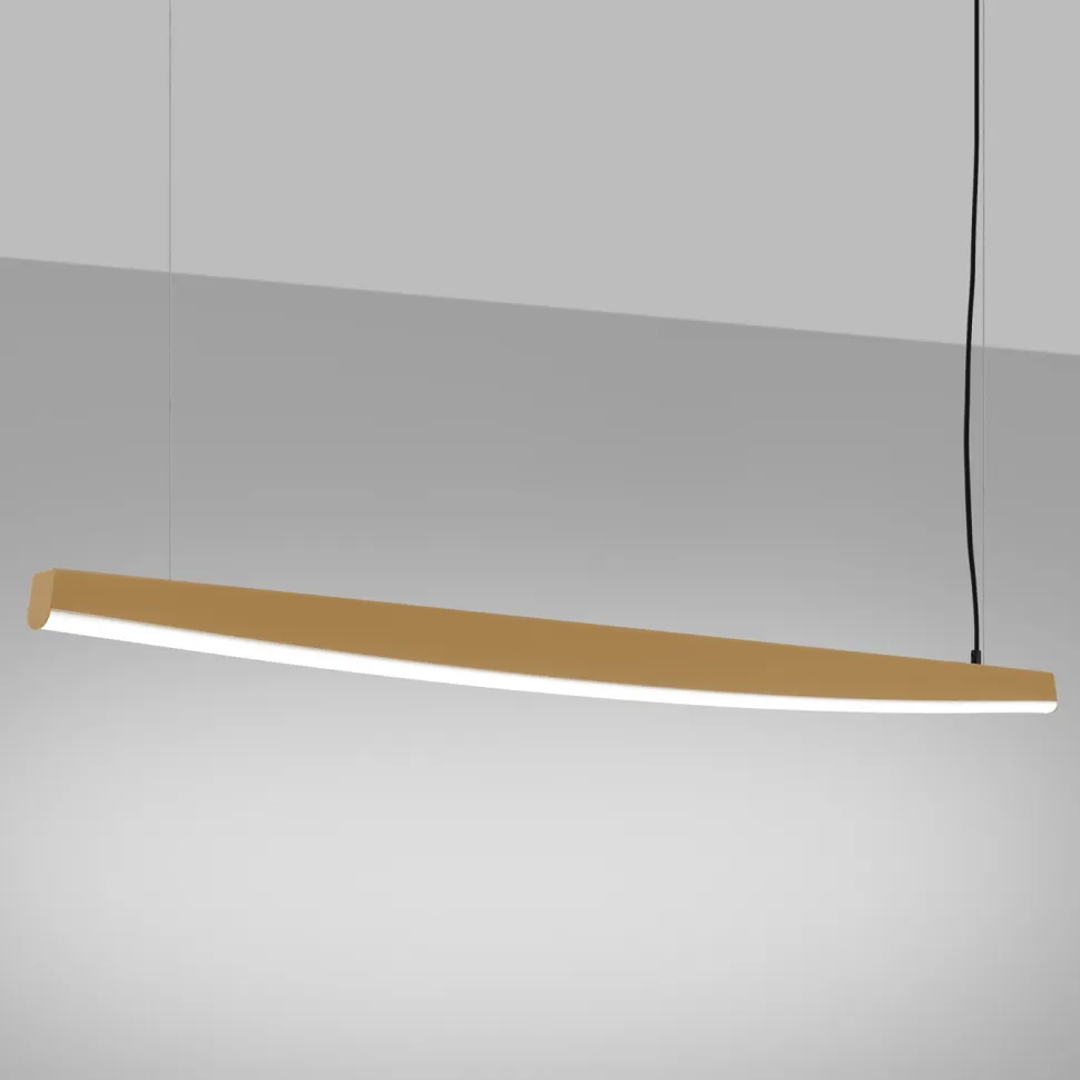 Lampa wisząca JORUN 150 złota LED 4000K