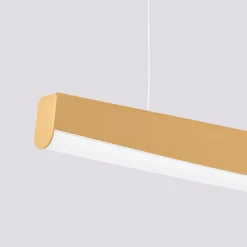 Lampa wisząca JORUN 150 złota LED 4000K