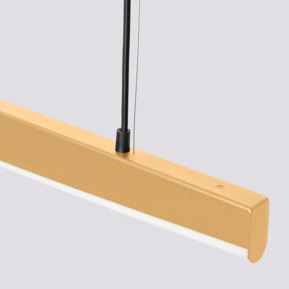 Lampa wisząca JORUN 150 złota LED 4000K