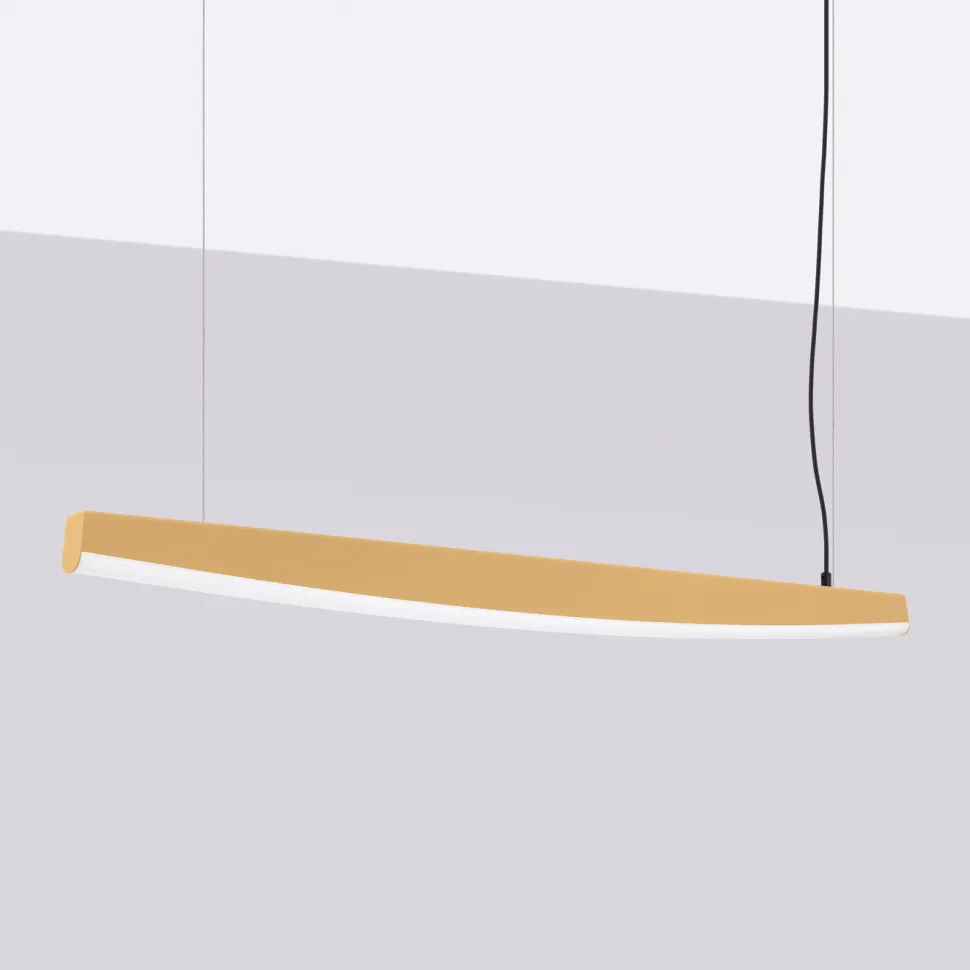 Lampa wisząca JORUN 120 złota LED 4000K