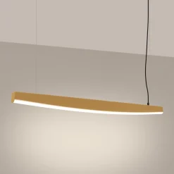 Lampa wisząca JORUN 120 złota LED 3000K