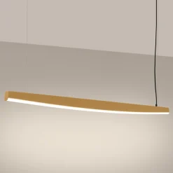 Lampa wisząca JORUN 150 złota LED 3000K