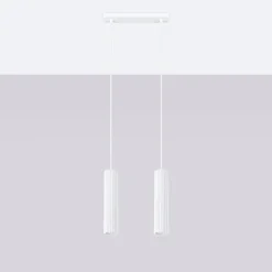 Lampa wisząca KARBON 2 biały