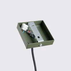 Lampa wisząca KARBON 1 zielony oliwkowy