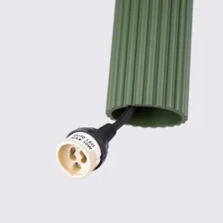 Lampa wisząca KARBON 2 zielona oliwka