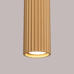 Lampa wisząca KARBON 1 złoty