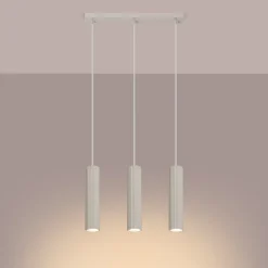 Lampa wisząca KARBON 3L beżowy