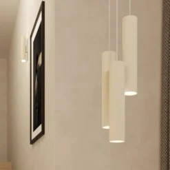 Lampa wisząca LAGOS 1 beżowa