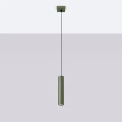 Lampa wisząca LAGOS 1 zielona oliwka