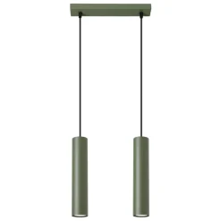 Lampa wisząca LAGOS 2 zielona oliwka