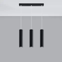 Lampa wisząca LAGOS 3L czarny