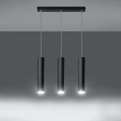 Lampa wisząca LAGOS 3L czarny
