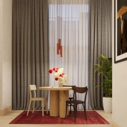 Lampa wisząca LAGOS 3L ochra czerwona