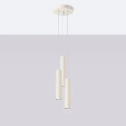 Lampa wisząca LAGOS 3P beżowa