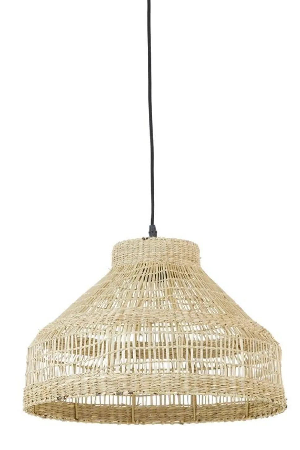 Lampa wisząca Latika 45x30 cm naturalna