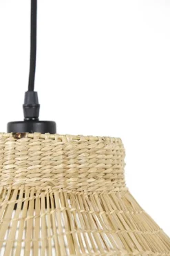 Lampa wisząca Latika 45x30 cm naturalna