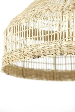 Lampa wisząca Latika 45x30 cm naturalna