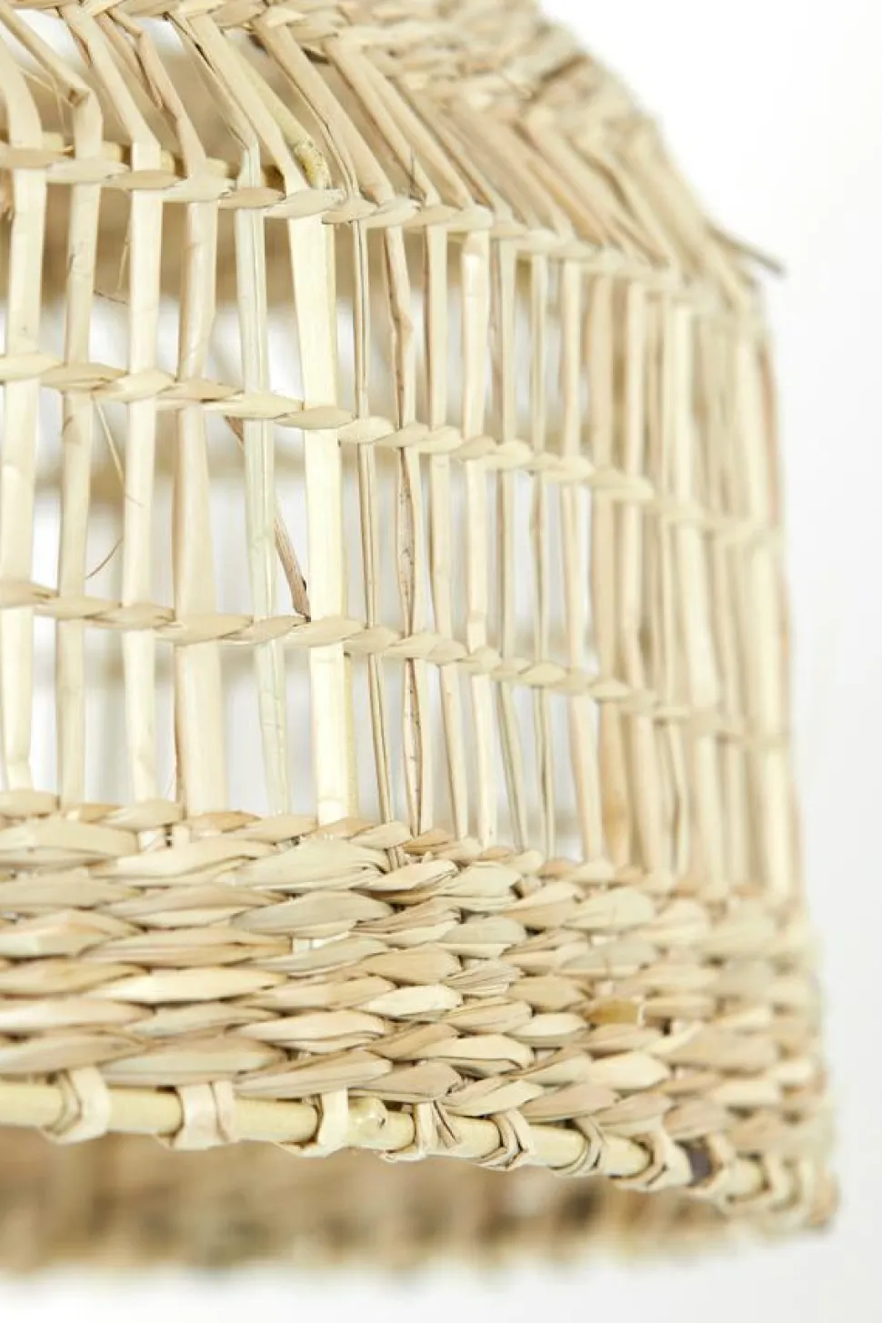 Lampa wisząca Latika 45x30 cm naturalna