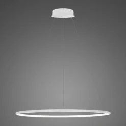 Lampa wisząca Ledowe Okręgi No.1 80 cm 4K biała