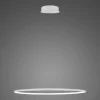 Lampa wisząca Ledowe Okręgi No.1 60 cm  4K ściemnialna biała