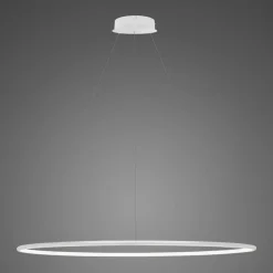 Lampa wisząca Ledowe Okręgi No.1 120 cm in 4k czarna