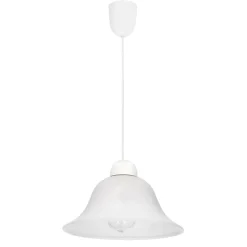 Lampa wisząca LENIS biały 1x60W E27  klosz biały