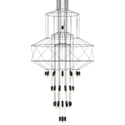 Lampa wisząca LINEA-43 czarna 90 cm