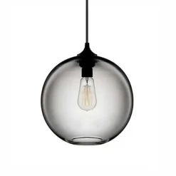 Lampa wisząca LOVE BOMB szara 25 cm