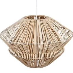 Lampa wisząca Ludza 44 cm rattanowa