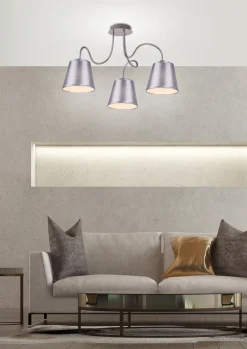 Lampa wisząca Luk 3x40W E14 chrom