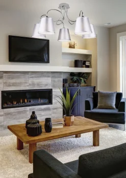 Lampa wisząca Luk 5x40W E14 chrom