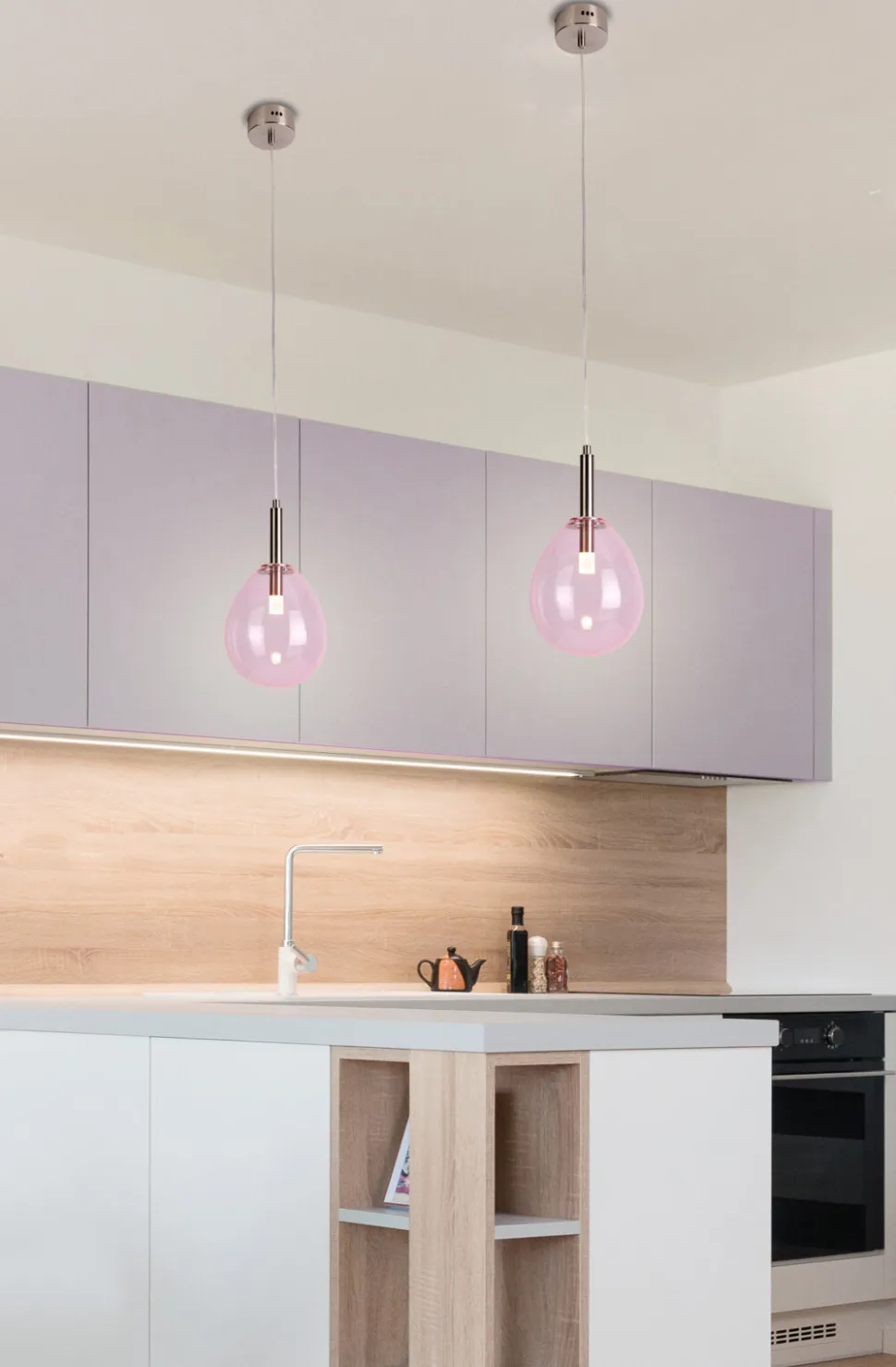 Lampa Wisząca Lukka Różowy