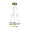 Lampa wisząca Lune 50+40+30 złoty 60W  LED 4000K