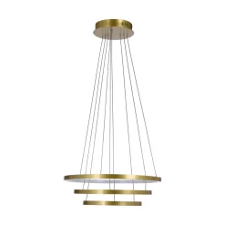 Lampa wisząca Lune 50+40+30 złoty 60W  LED 4000K
