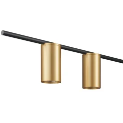 Lampa wisząca LUNGO czarno złota 135 cm