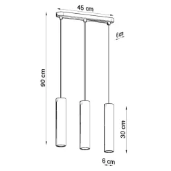 Lampa wisząca LUVO 3L