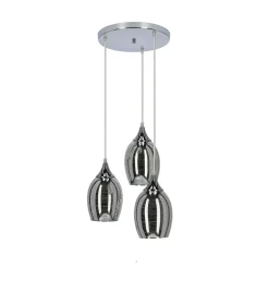 Lampa wisząca Marina talerz 3x60W E27  chrom