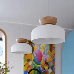 Lampa wisząca MARION biała