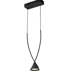 Lampa wisząca MIA LED czarna 15,5 cm