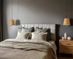 Lampa wisząca Milbury czarny 1x40W E27  abażur żółty