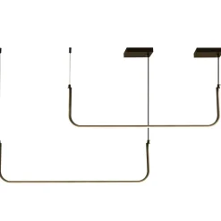 Lampa wisząca MINIMA-2 led czarna 120 cm