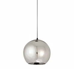 Lampa wisząca MIRROR GLOW S srebrna 25cm