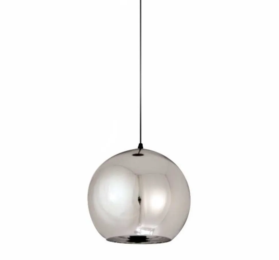 Lampa wisząca MIRROR GLOW S srebrna 25cm