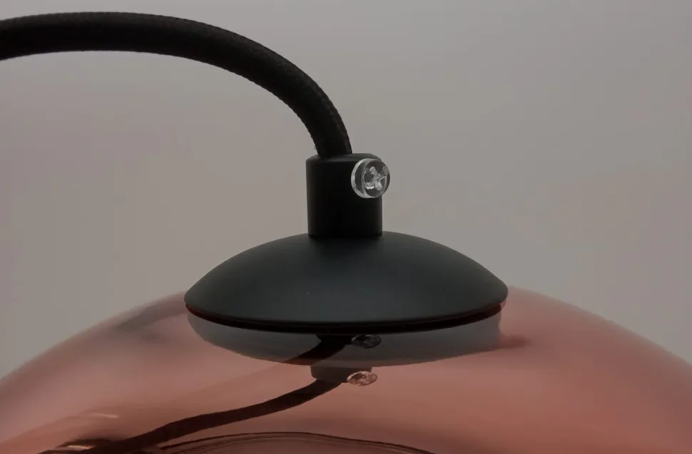 Lampa wisząca MIRROR GLOW S srebrna 25cm