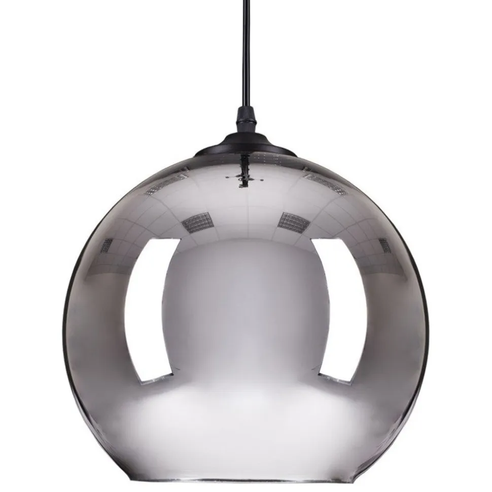Lampa wisząca MIRROR GLOW S srebrna 25cm