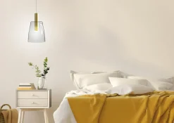 Lampa Wisząca Modena Złoty 15