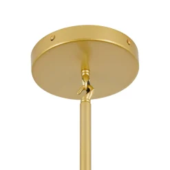 Lampa wisząca MODERN ORCHID-9 złoto  szara 150 cm
