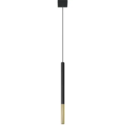 Lampa wisząca MOZAICA 1 czarny/złoto