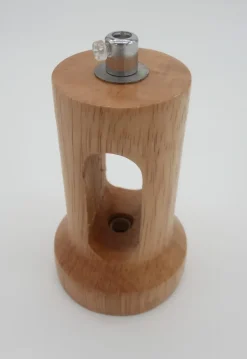 Lampa wisząca NORDIC WOODY biało drewniana 35 cm